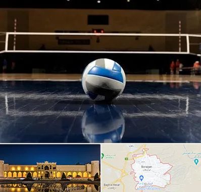 زمین والیبال در برازجان