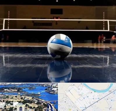 زمین والیبال در کوروش اهواز