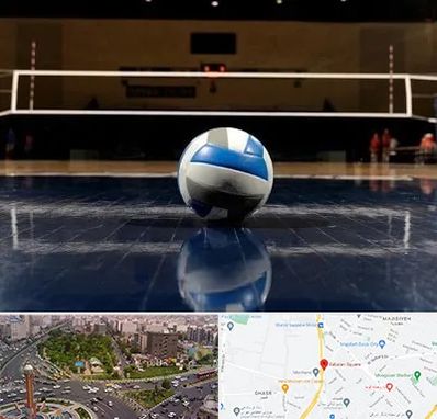 زمین والیبال در سبلان