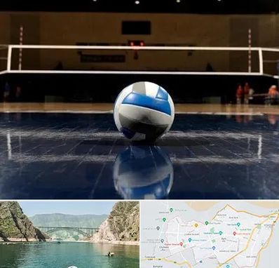 زمین والیبال در ایلام