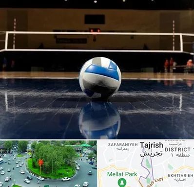 زمین والیبال در تجریش