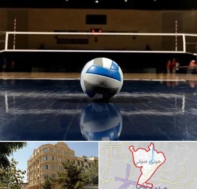 زمین والیبال در مینی سیتی