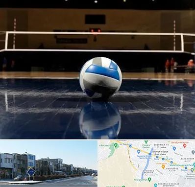 زمین والیبال در شریعتی مشهد