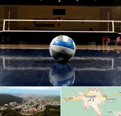 زمین والیبال در گرگان