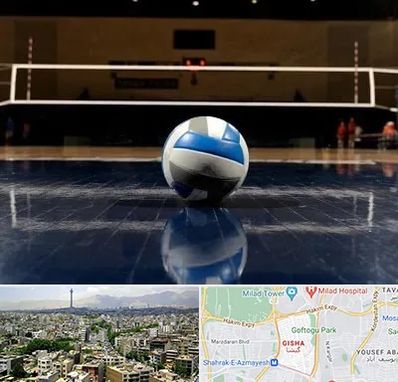 زمین والیبال در گیشا