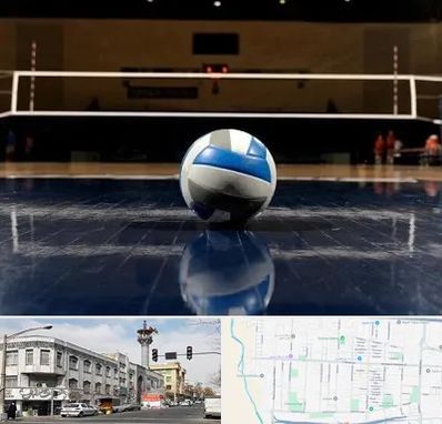 زمین والیبال در 17شهریور