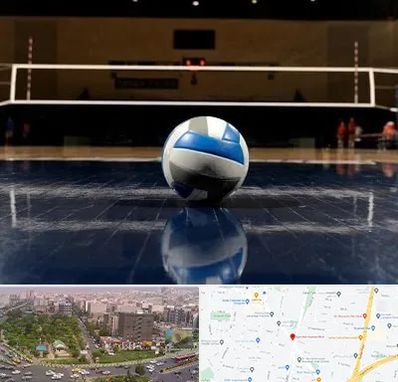 زمین والیبال در آیت الله کاشانی