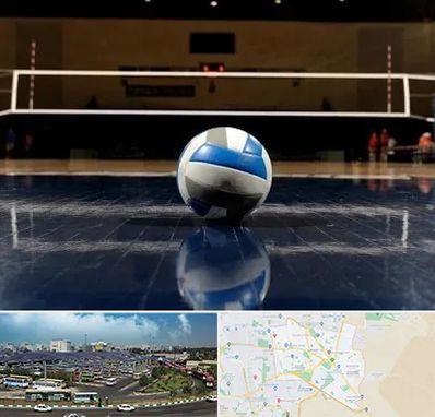 زمین والیبال در منطقه 15 تهران