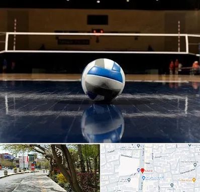 زمین والیبال در خیابان توحید اصفهان