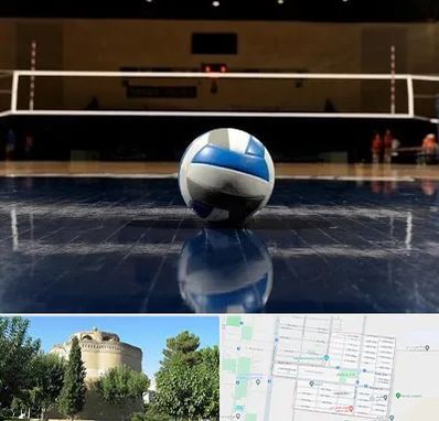 زمین والیبال در مرداویج اصفهان