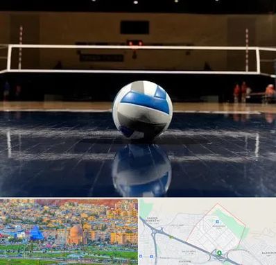 زمین والیبال در رشدیه تبریز