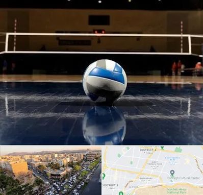 زمین والیبال در تهرانپارس