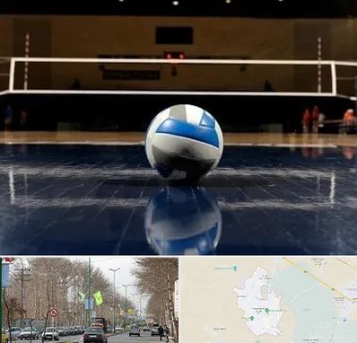 زمین والیبال در نظرآباد کرج