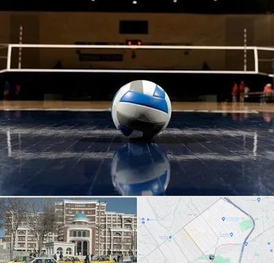 زمین والیبال در طلاب مشهد