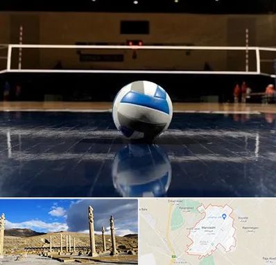 زمین والیبال در مرودشت