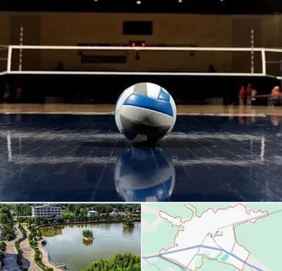 زمین والیبال در لنگرود