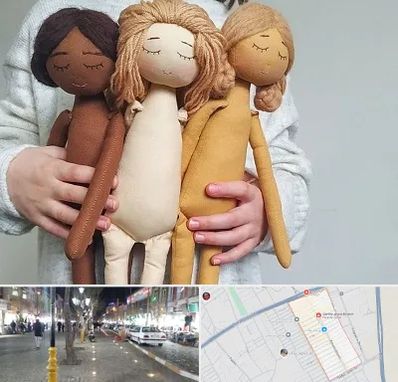 کلاس عروسک سازی در باغ فیض اسلامشهر