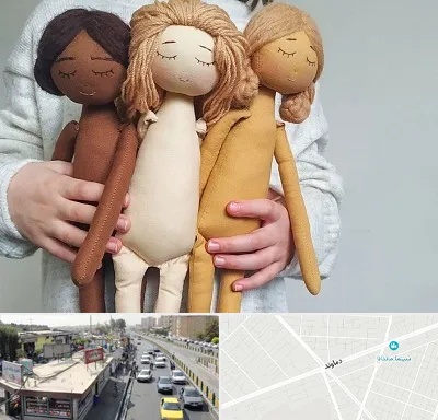 کلاس عروسک سازی در خیابان دماوند