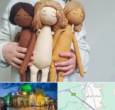 کلاس عروسک سازی در آستانه اشرفیه