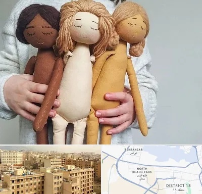 کلاس عروسک سازی در جنوب غرب تهران
