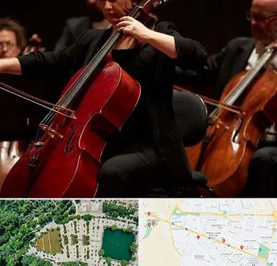 آموزشگاه ویولون سل در وکیل آباد مشهد