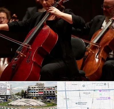 آموزشگاه ویولون سل در مرکز تهران