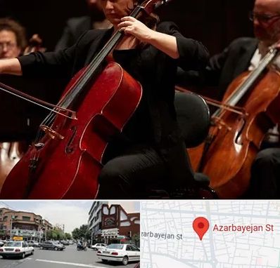 آموزشگاه ویولون سل در خیابان آذربایجان