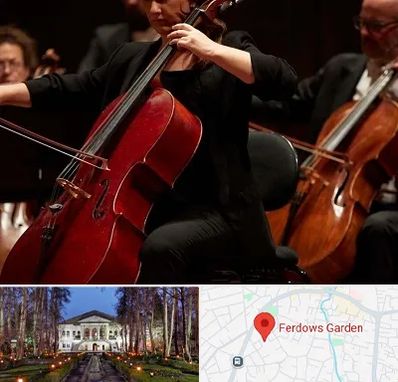 آموزشگاه ویولون سل در باغ فردوس