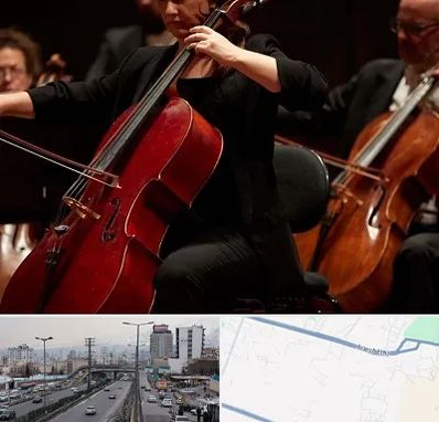 آموزشگاه ویولون سل در بلوار ارتش