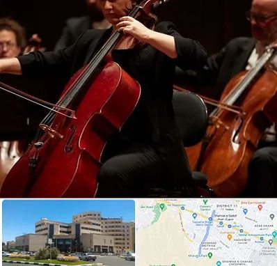 آموزشگاه ویولون سل در صیاد شیرازی مشهد