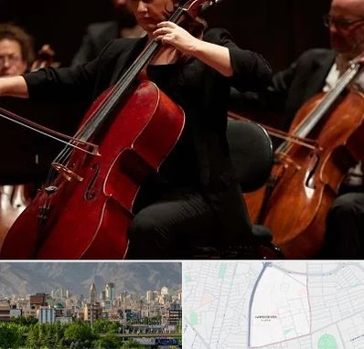 آموزشگاه ویولون سل در جمشیدیه