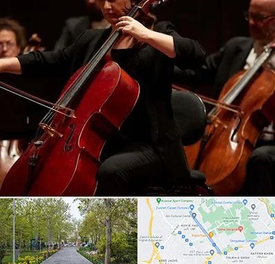 آموزشگاه ویولون سل در قدوسی غربی شیراز