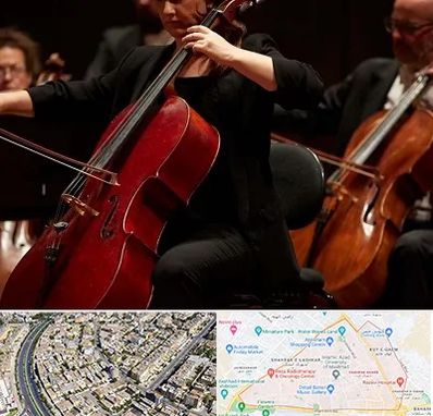 آموزشگاه ویولون سل در شهرک غرب مشهد