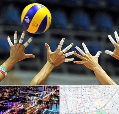 کلاس والیبال در منظریه رشت