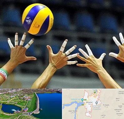 کلاس والیبال در مهاباد