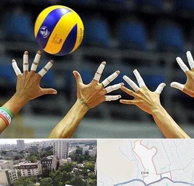 کلاس والیبال در اوین