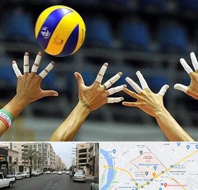 کلاس والیبال در زیتون کارمندی اهواز