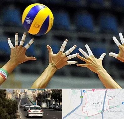 کلاس والیبال در خطیب تبریز