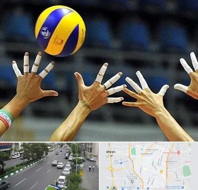 کلاس والیبال در ستارخان