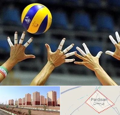 کلاس والیبال در پردیسان قم