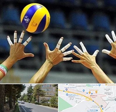 کلاس والیبال در مهرویلا کرج