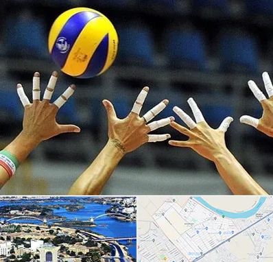 کلاس والیبال در کوروش اهواز