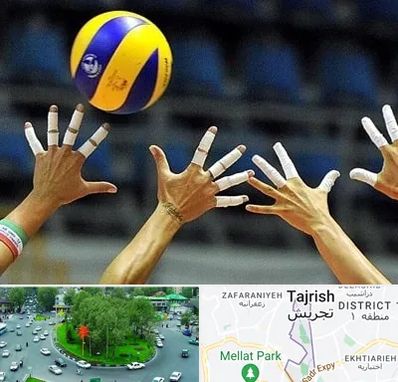 کلاس والیبال در تجریش