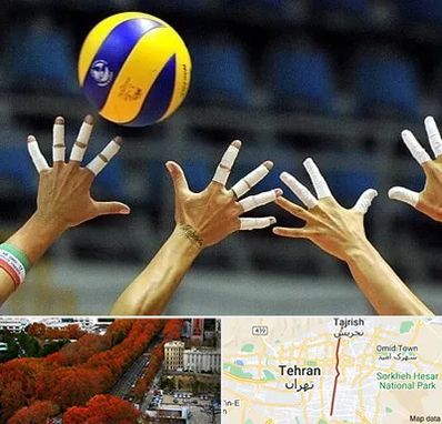 کلاس والیبال در ولیعصر