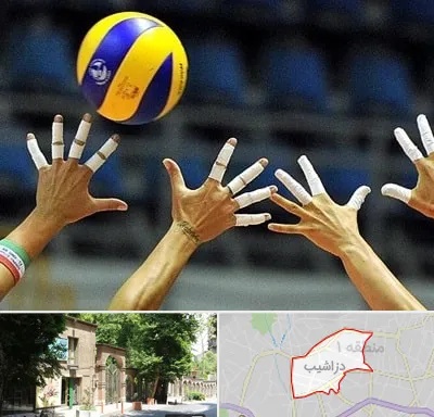 کلاس والیبال در دزاشیب