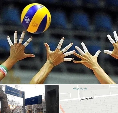 کلاس والیبال در سی متری جی