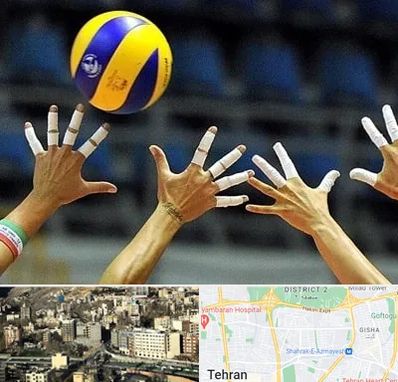 کلاس والیبال در مرزداران