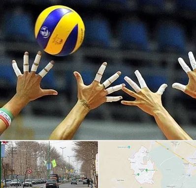 کلاس والیبال در نظرآباد کرج