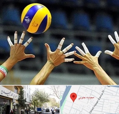 کلاس والیبال در مجیدیه جنوبی