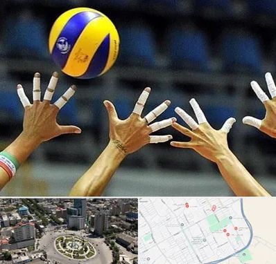 کلاس والیبال در زرافشان اسلامشهر